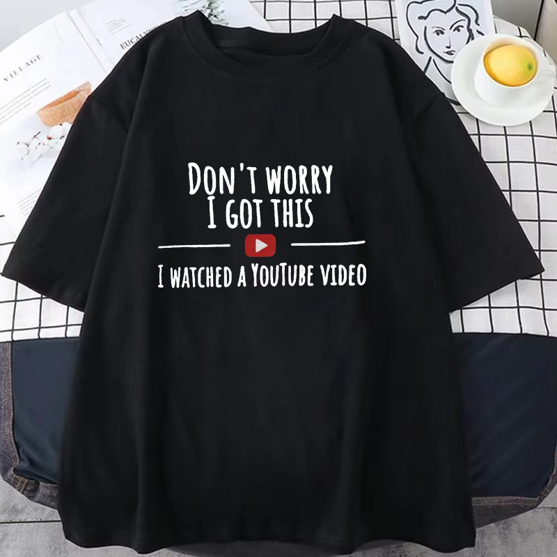 Men'S Fashion Youtube - Camiseta Engraçada para Mulheres e Homens