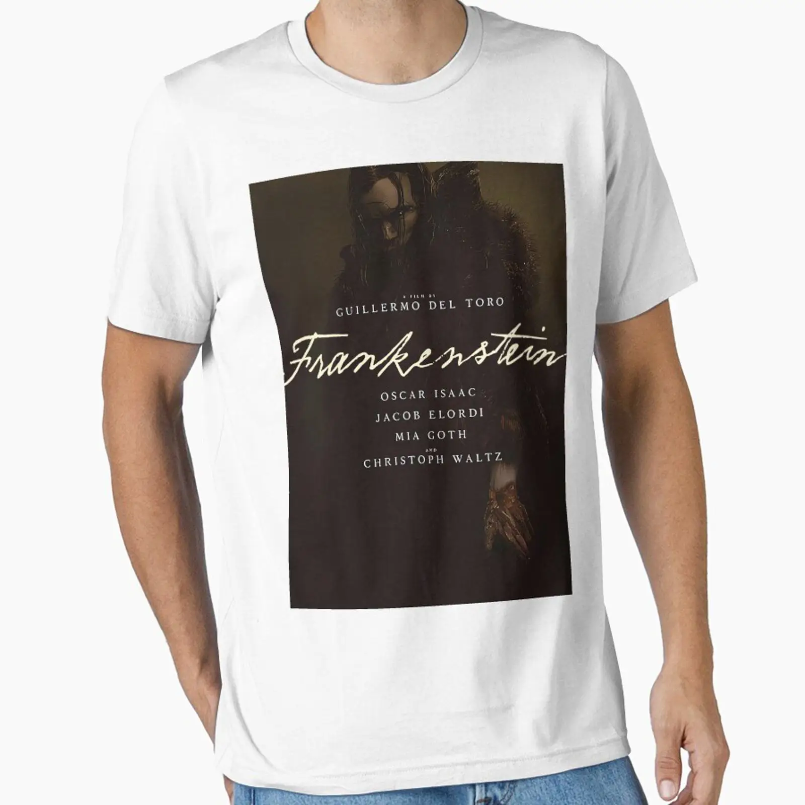 Men'S Fashion Essentials 2025 - Camiseta Essencial Frankenstein 2025 Vintage Lavada