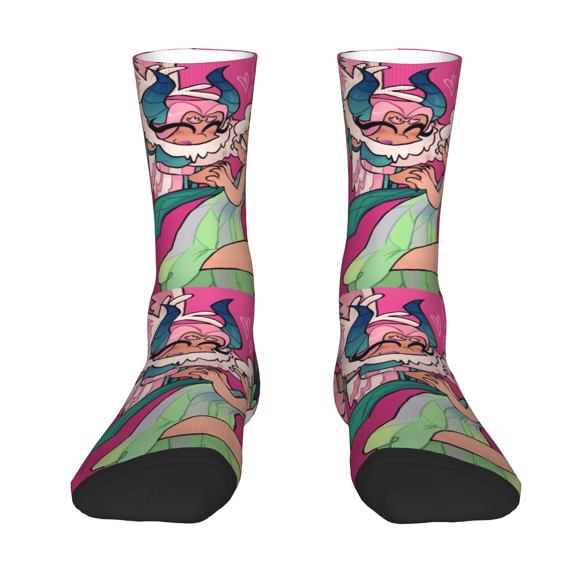 Men'S Fashion Youtube - Meias Personalizadas com Estampa de Monstros