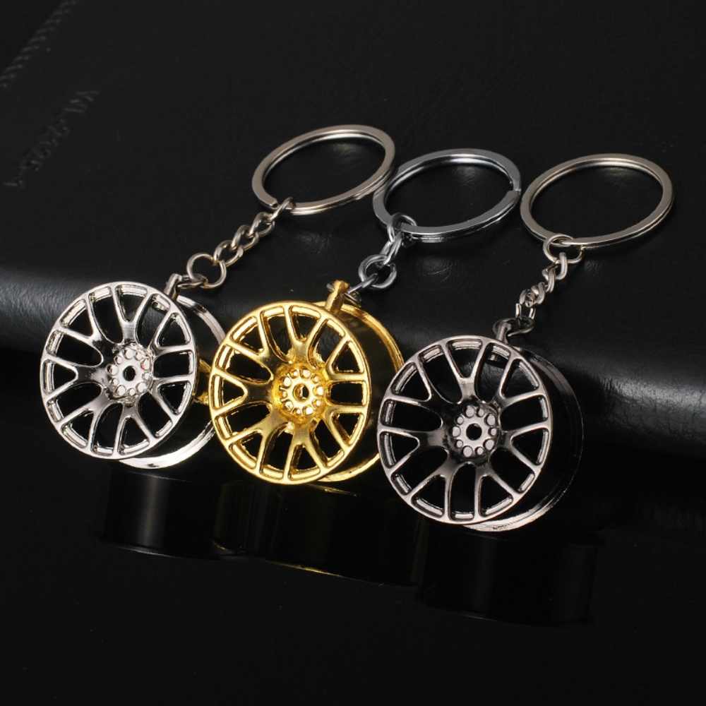 Men'S Fashion Hub - Criativo cubo de roda chaveiro metal