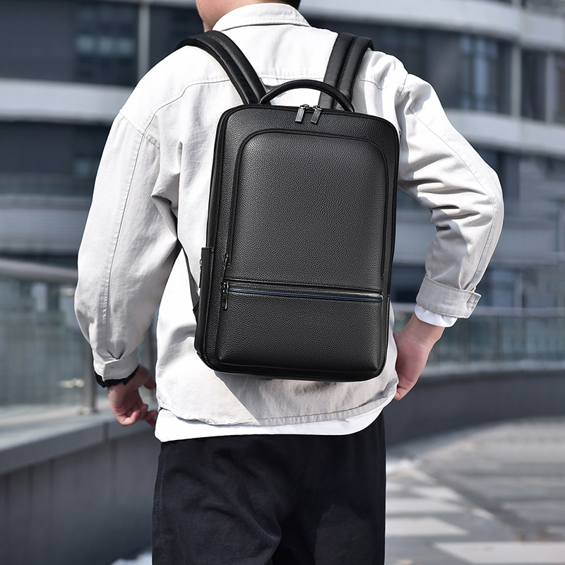 Mens Fashion Blog - Mochila de couro PU para homens,