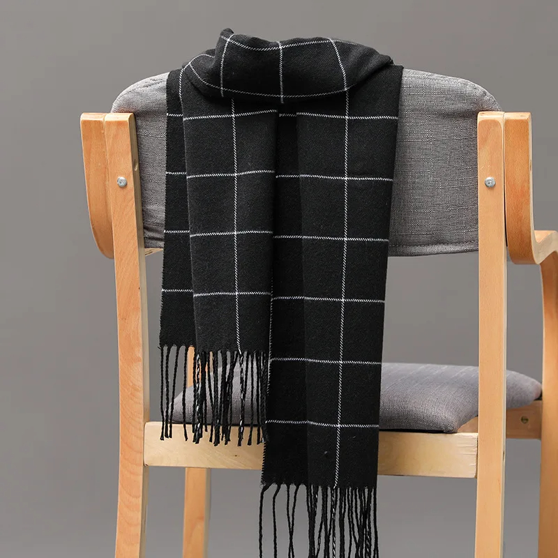 Men Scarf Wool - 2023 novo inverno cachecol masculino manter