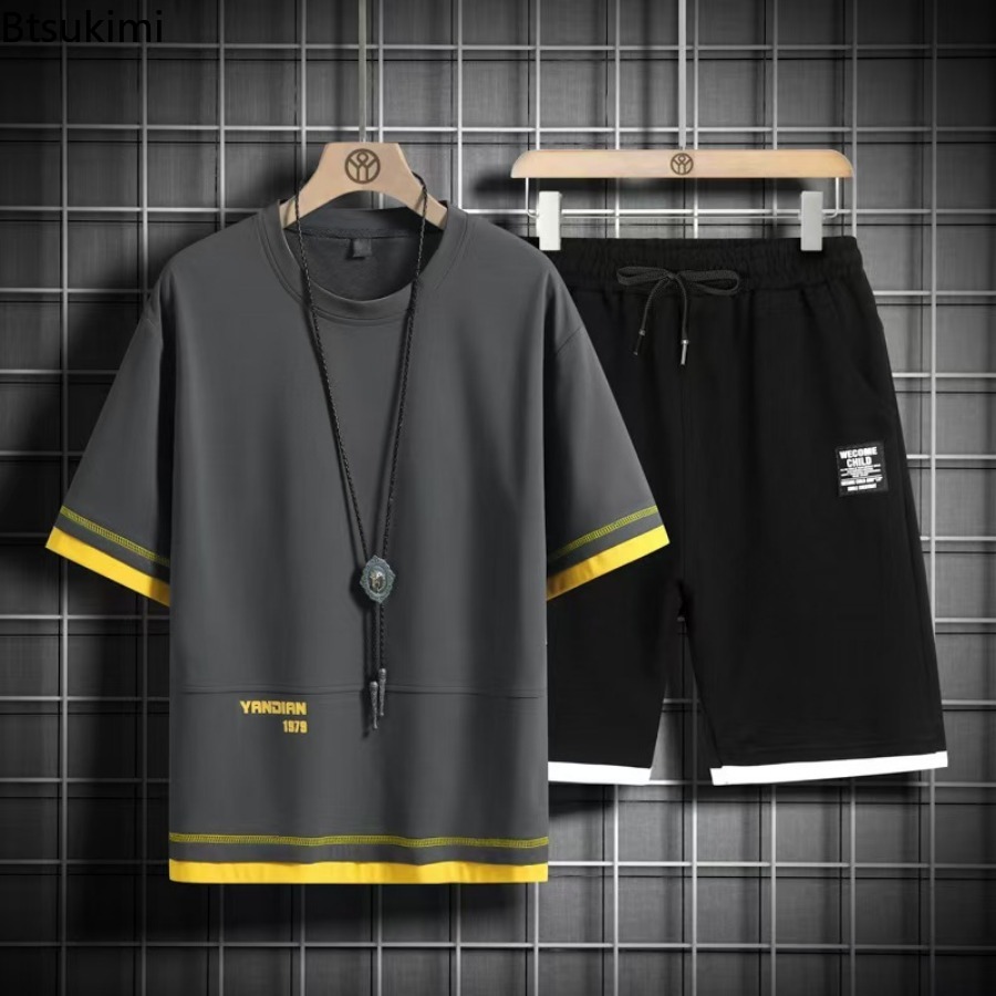Men'S Fashion Color - Conjuntos de Verão 2026 para Homens,