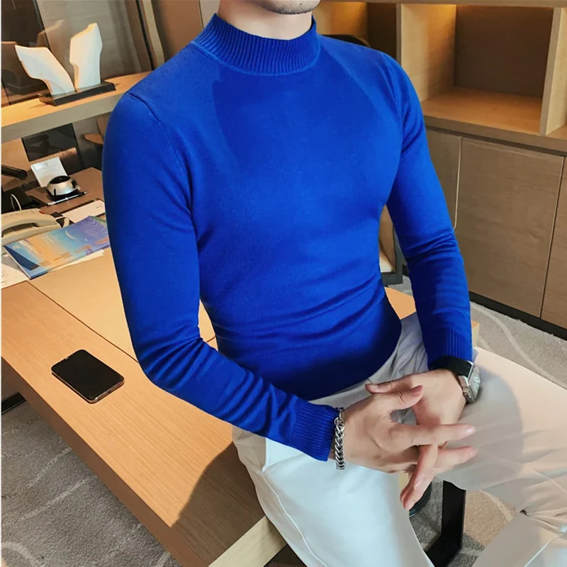 Men'S Fashion Youtube - 2025 outono inverno moda gola alta