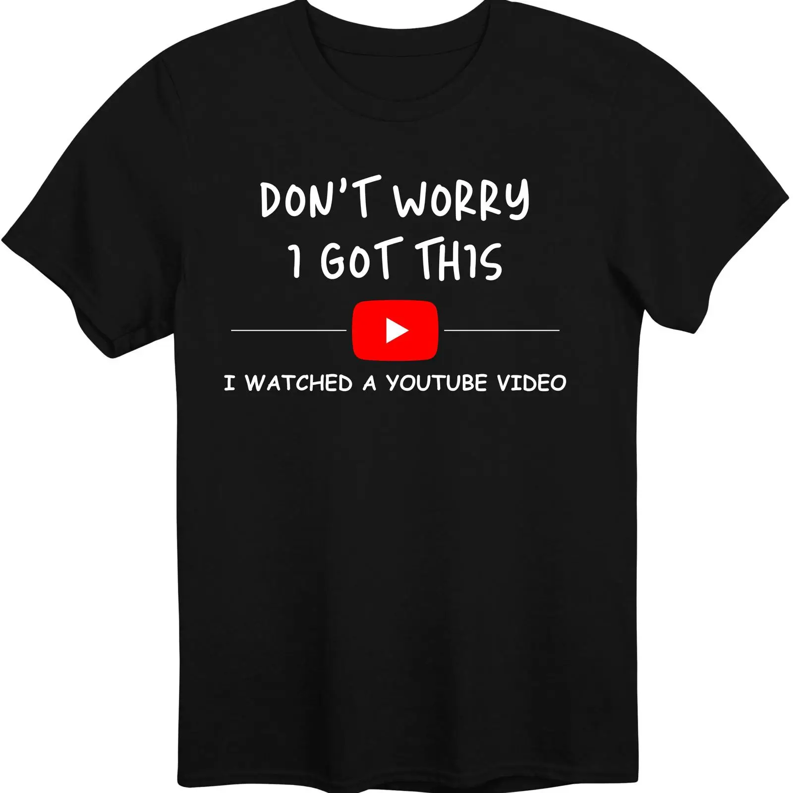 Men'S Fashion Youtube - Camiseta Certificada pelo YouTube: Não Se