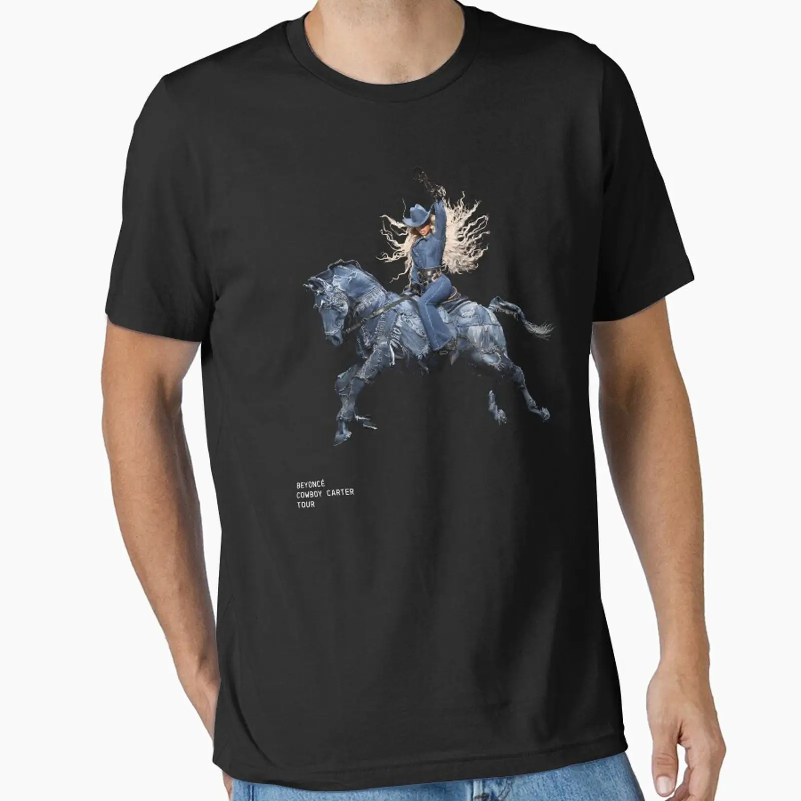 Men'S Fashion Essentials 2025 - Camiseta Essencial do Concerto Beyoncé Cowboy