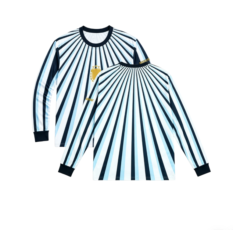 Men'S Fashion For Summer 2026 - Nova camiseta argentina de gola redonda