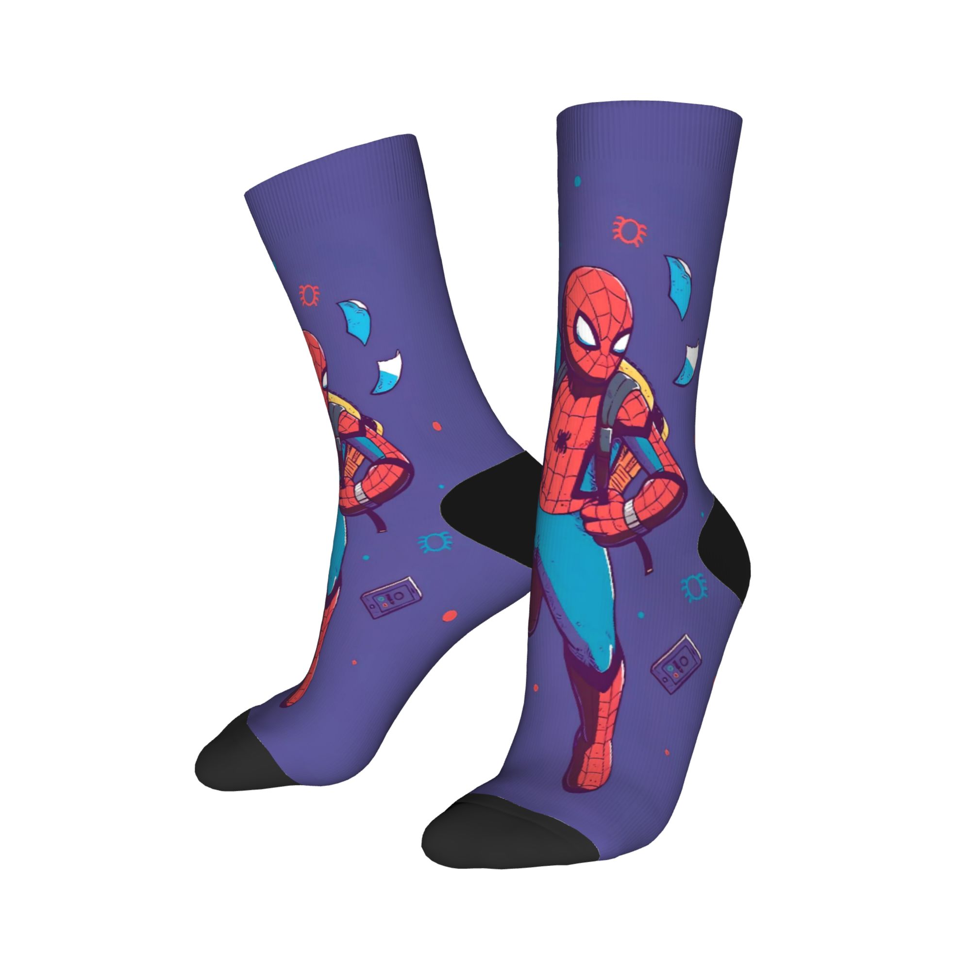 Men'S Fashion Youtube - Meias masculinas S-Spiders Heroes, meias de