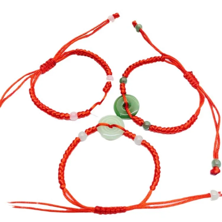 Men'S Fashion Jewelry Bracelets - Pulseira Donut Jade Real para Homens