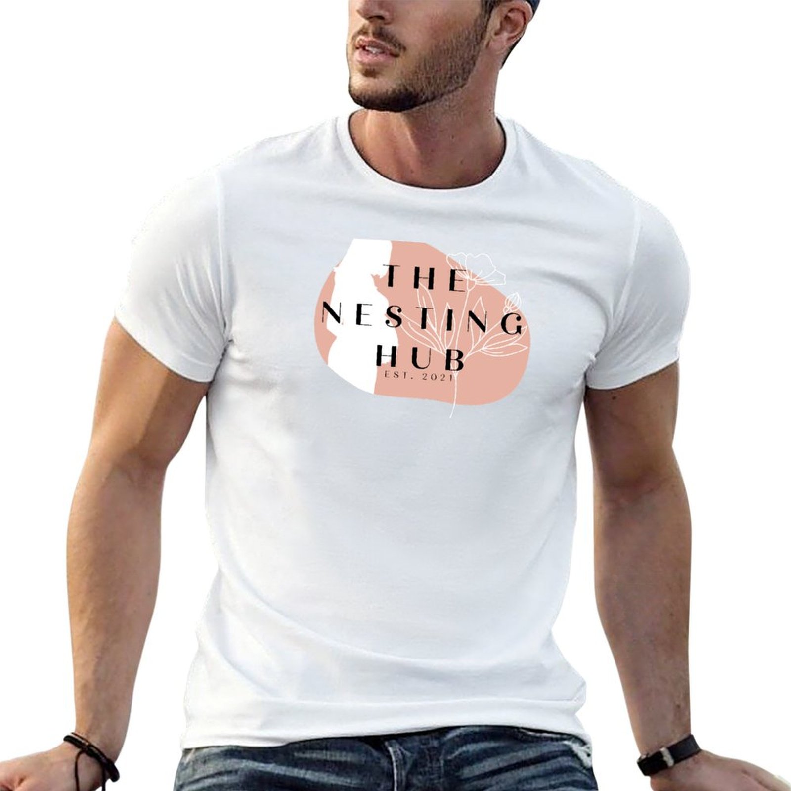 Men'S Fashion Hub - Camiseta The Nesting Hub, camiseta casual