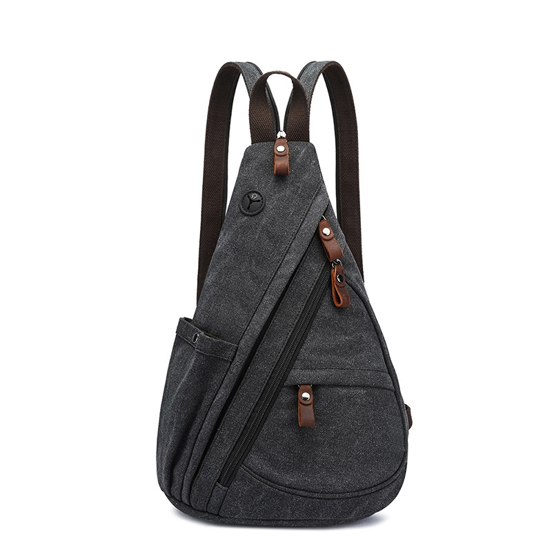 Mens Fashion Blog - Bolsa de estilingue de lona conversível