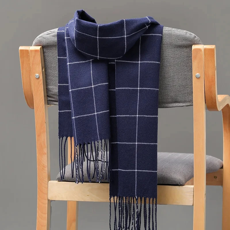 Men Scarf Wool - 2024 novo inverno cachecol masculino manter