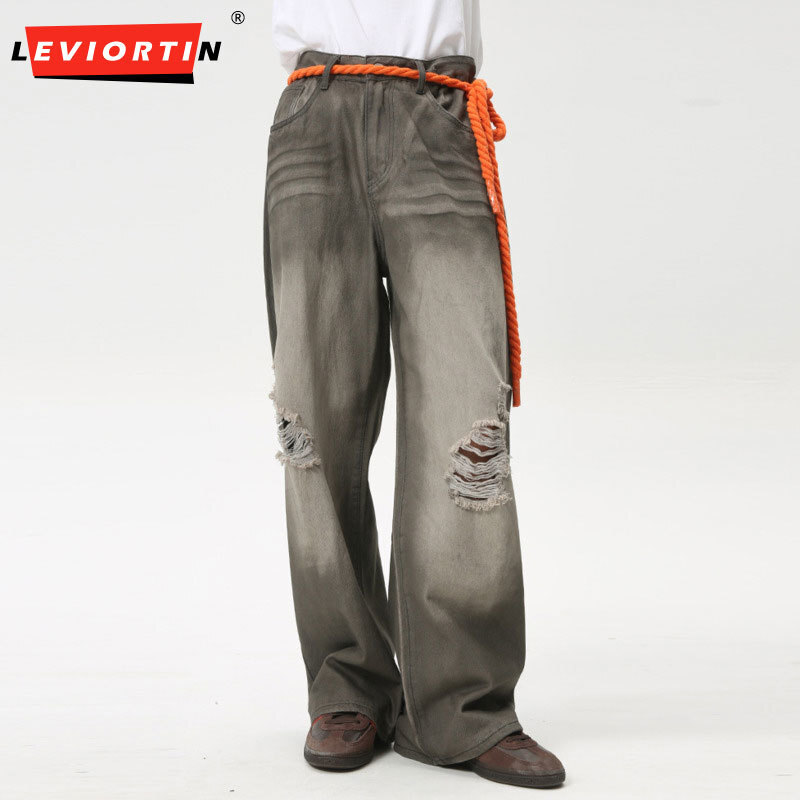 Men'S Fashion Youtube - Jeans de perna solta de tubo