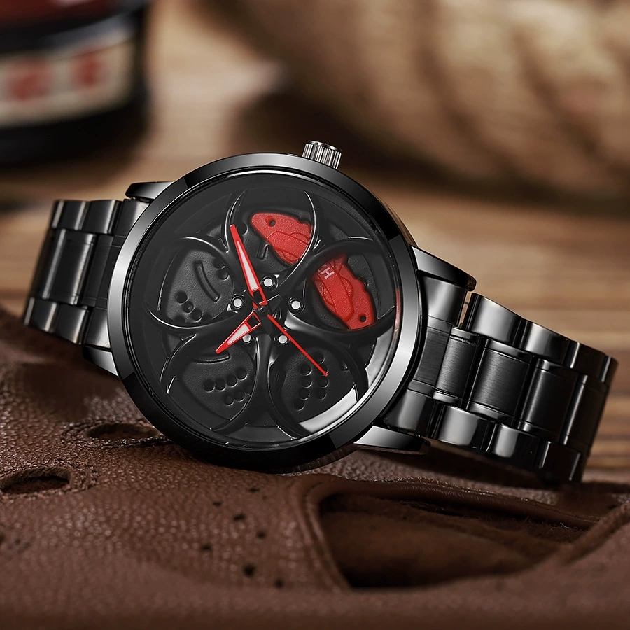 Men'S Fashion Hub - Nova moda homem girar relógios masculino