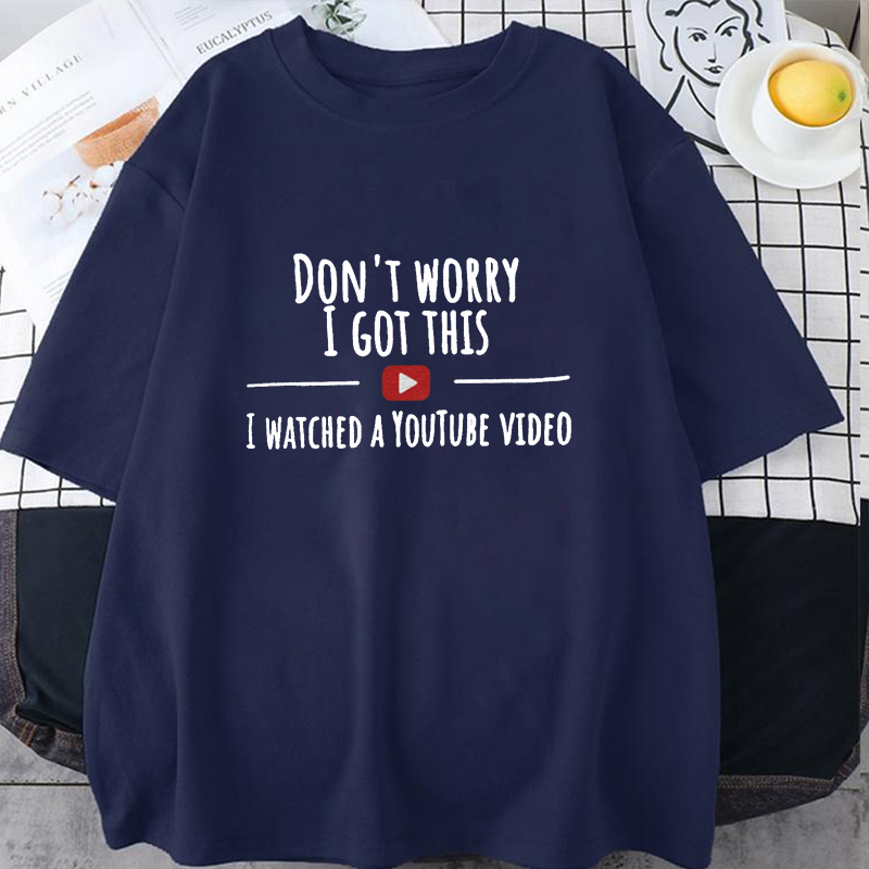 Camiseta Engraçada para Mulher - Men'S Fashion Youtube avaliação e preço