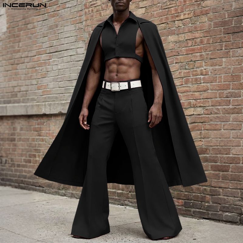 Conjuntos Masculinos INCERUN:  - Men'S Fashion Color avaliação e preço