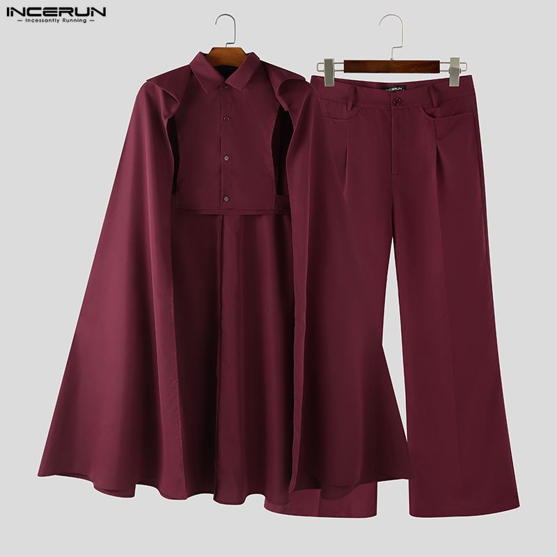 Conjuntos Masculinos INCERUN:  - Men'S Fashion Color avaliação e preço