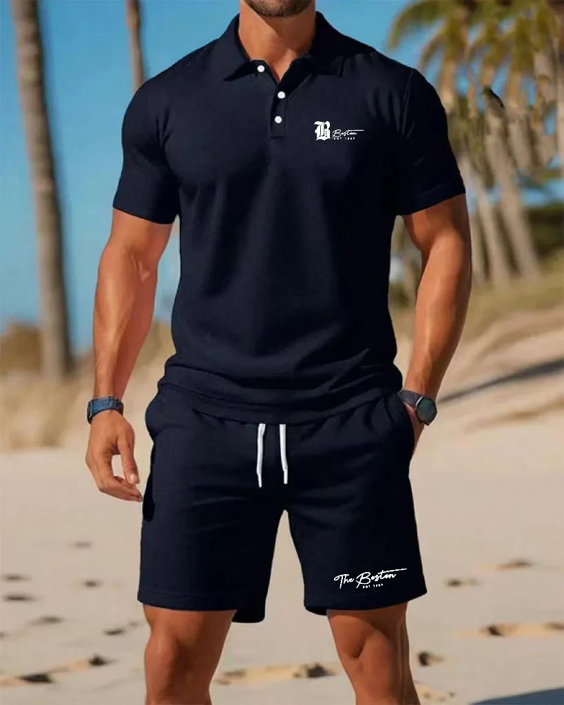 Conjunto de Camisa Polo Mascul - Men'S Fashion Color avaliação e preço