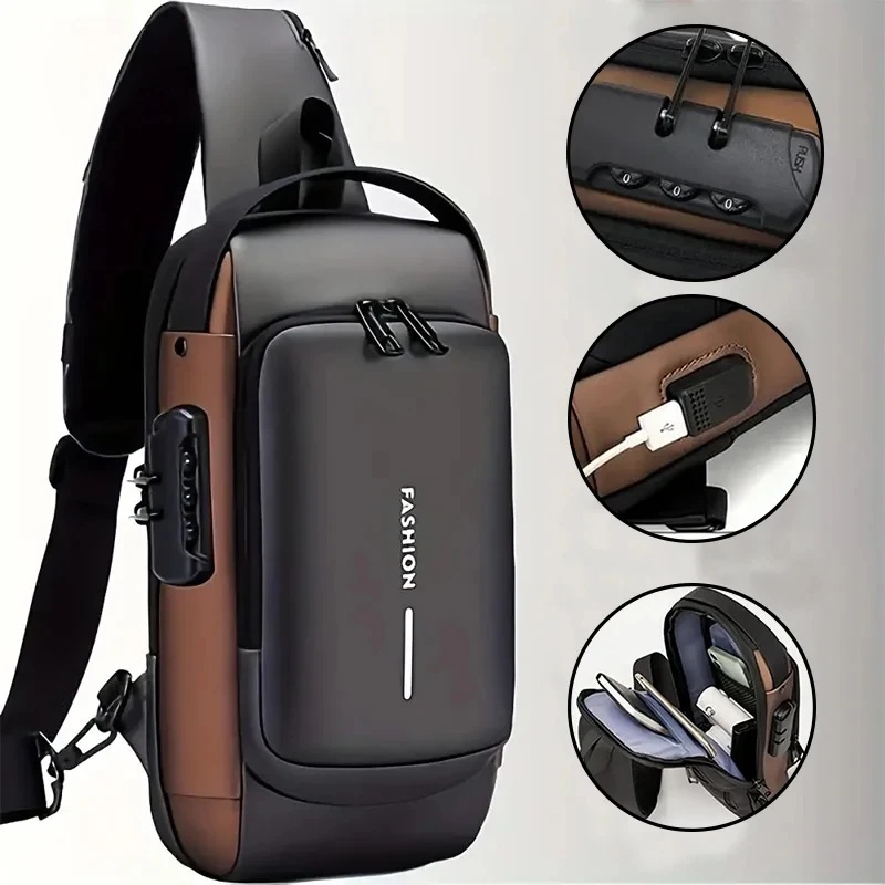 Bolsa de peito antifurto mascu - Mens Fashion Blog avaliação e preço