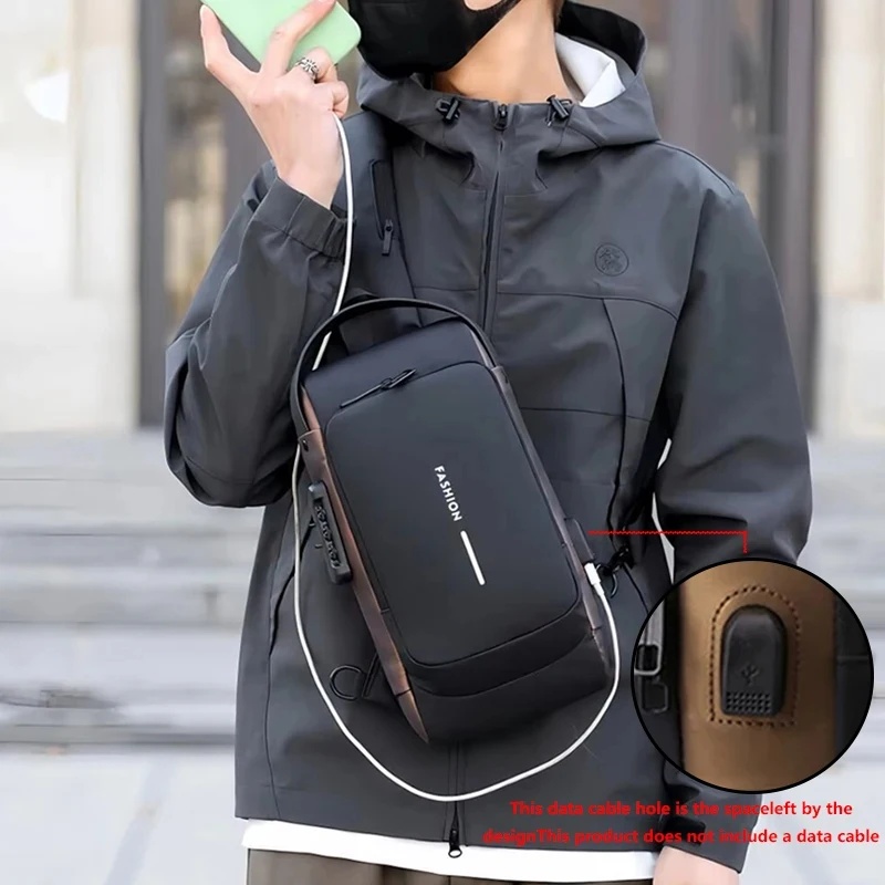 Bolsa de peito antifurto mascu - Mens Fashion Blog avaliação e preço