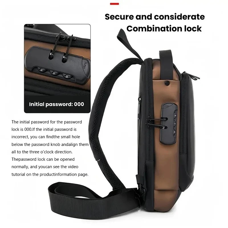 Bolsa de peito antifurto mascu - Mens Fashion Blog avaliação e preço