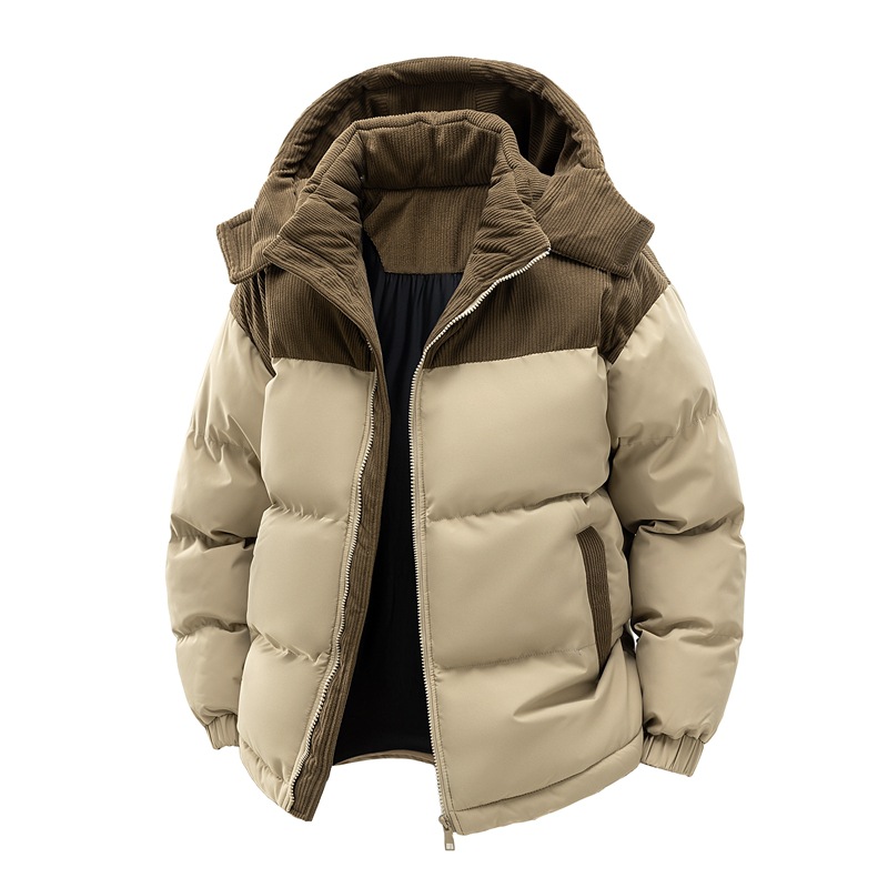 Jaqueta masculina acolchoada d - Corduroy Jacket Men avaliação e preço