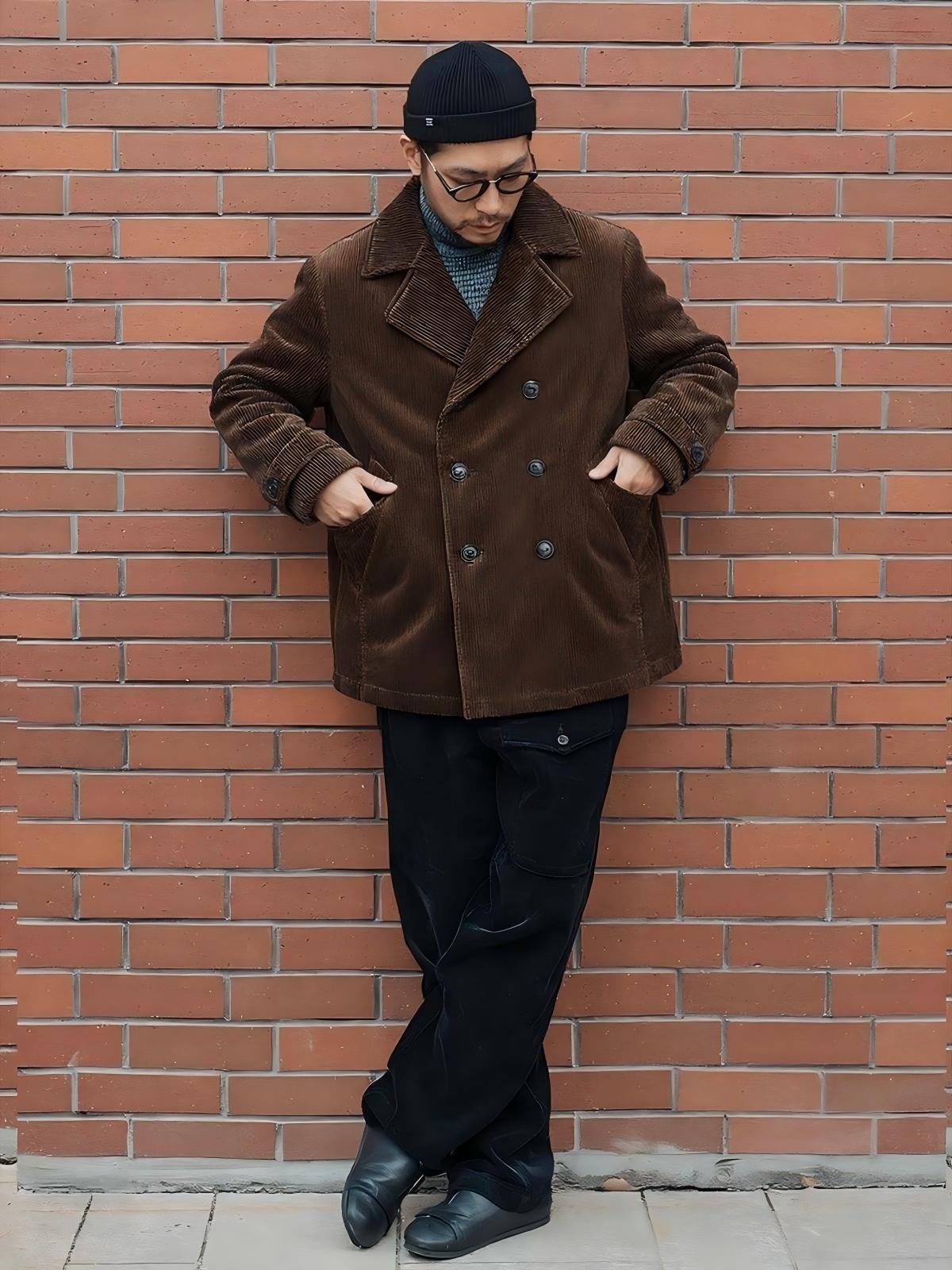 Blazer Masculino Vintage de Ve - Corduroy Jacket Men avaliação e preço