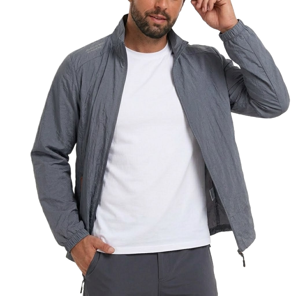 Casacos de Proteção Solar UPF5 - Corduroy Jacket Men avaliação e preço