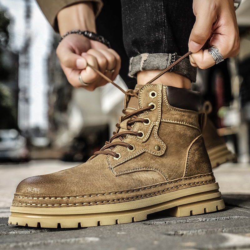 Botas de Plataforma Masculinas - Men'S Fashion Footwear avaliação e preço