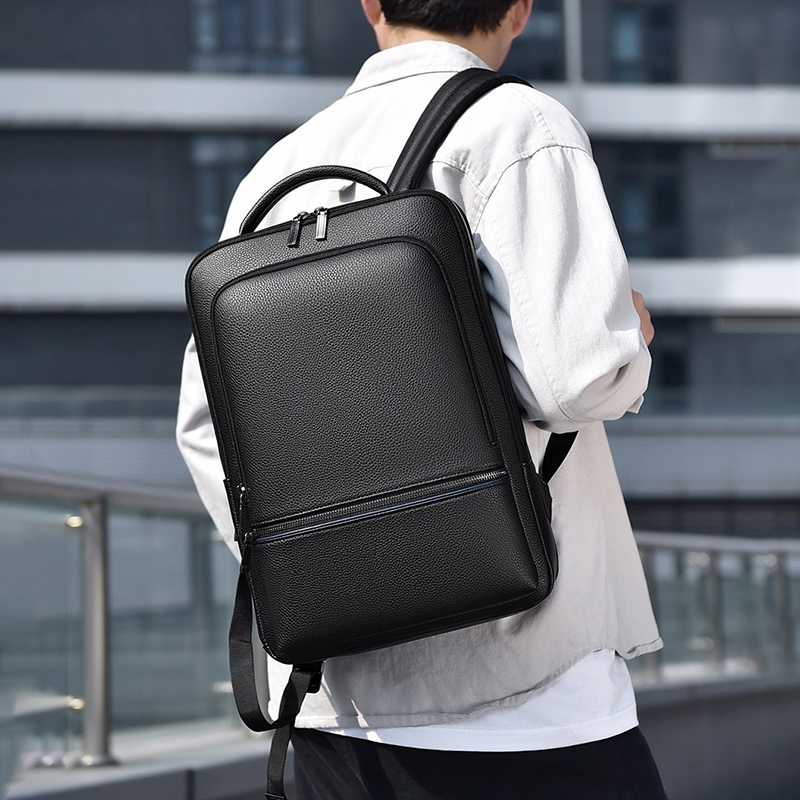 Mochila de couro PU para homen - Mens Fashion Blog avaliação e preço