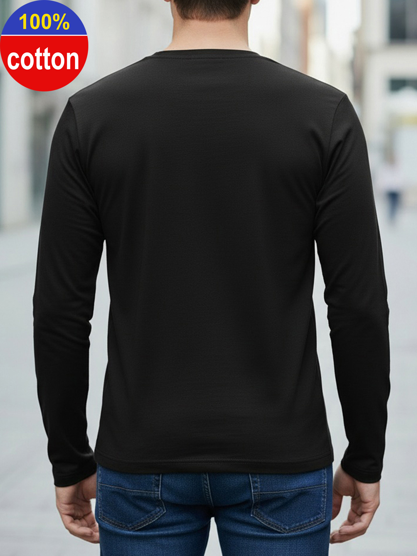 Camiseta Masculina de Manga Lo - Men'S Fashion For Summer 2026 avaliação e preço