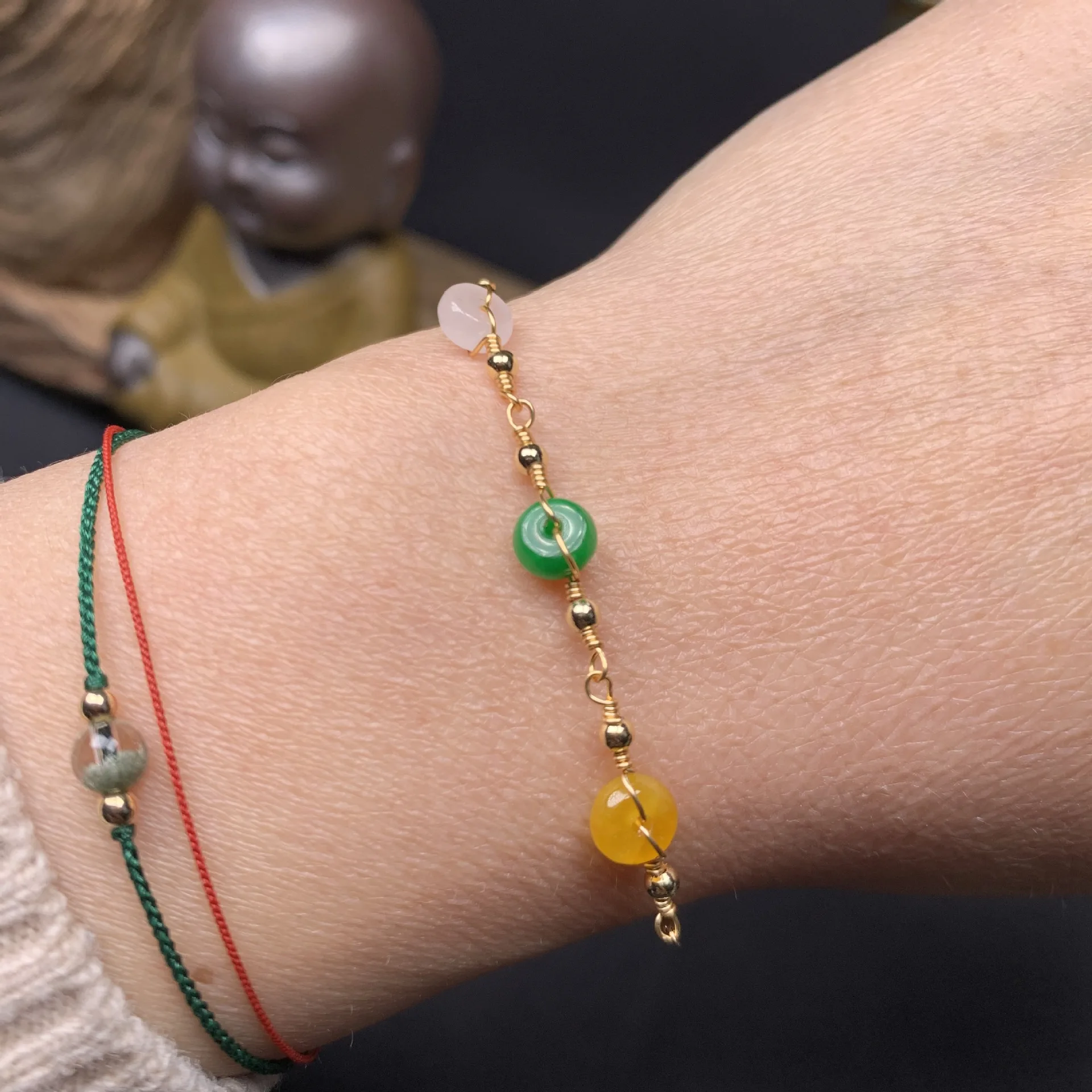 Pulseiras de jade para mulhere - Men'S Fashion Jewelry Bracelets avaliação e preço