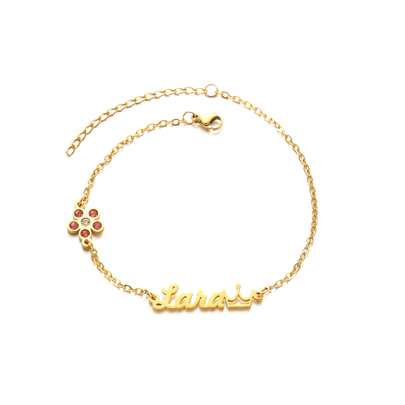 Goxijite personalizar nome col - Men'S Fashion Jewelry Bracelets avaliação e preço