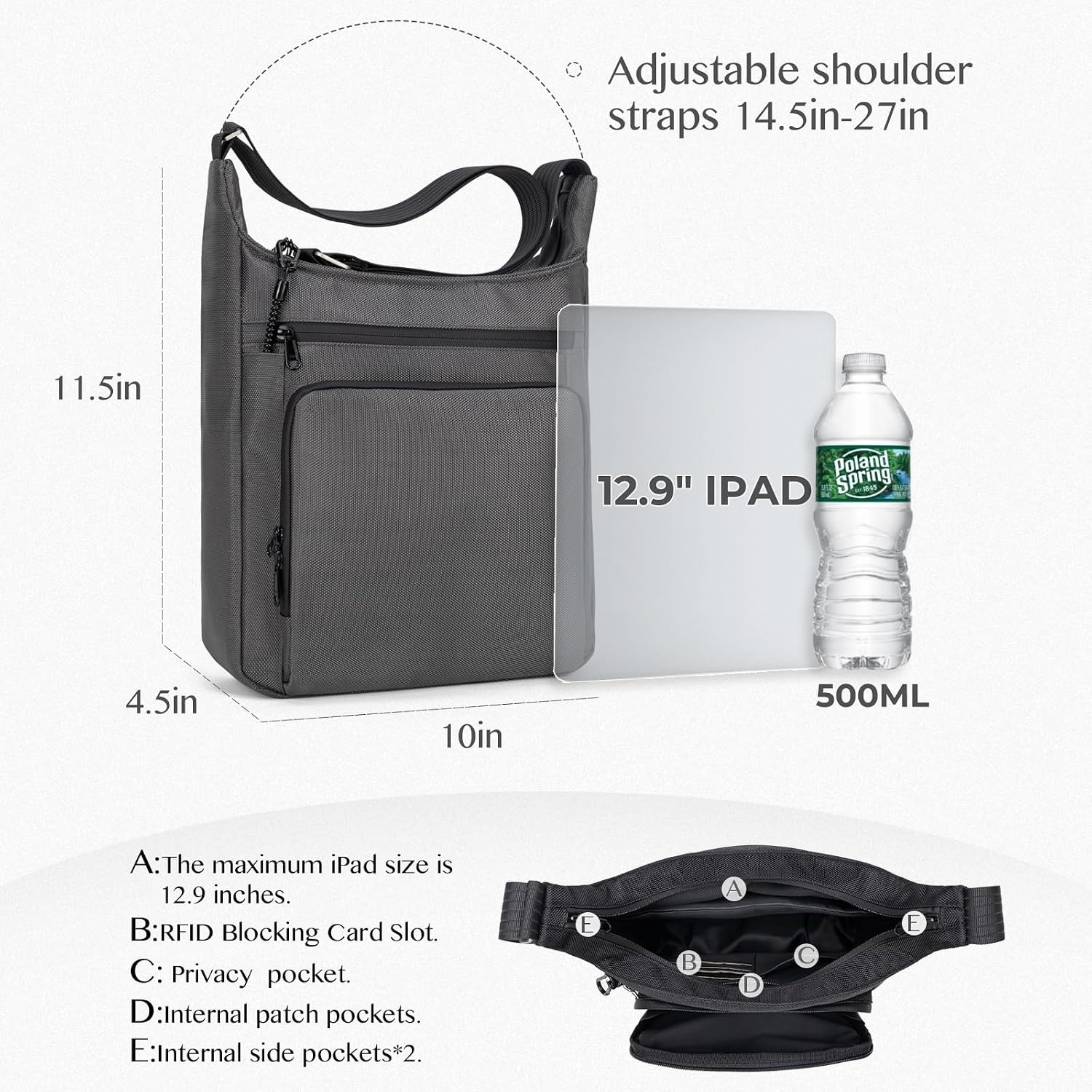Mochila tipo sling antifurto,  - Mens Fashion Blog avaliação e preço