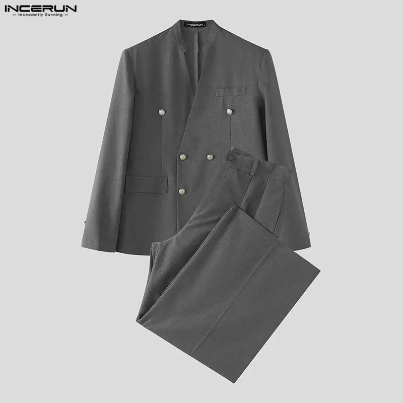 Conjuntos Masculinos INCERUN,  - Men'S Fashion Color avaliação e preço