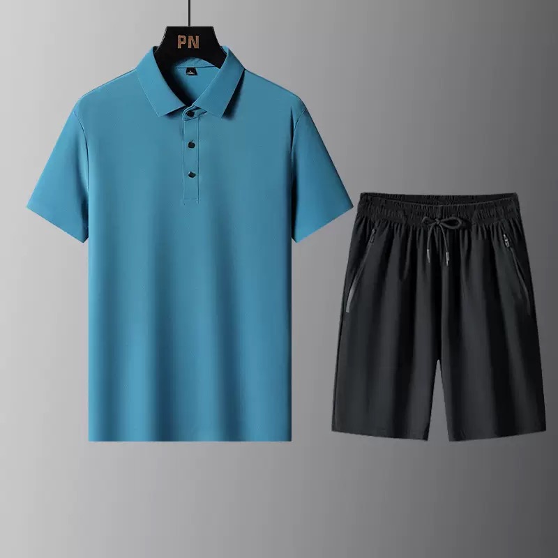 Conjunto de Camiseta Polo de M - Men'S Fashion Color avaliação e preço