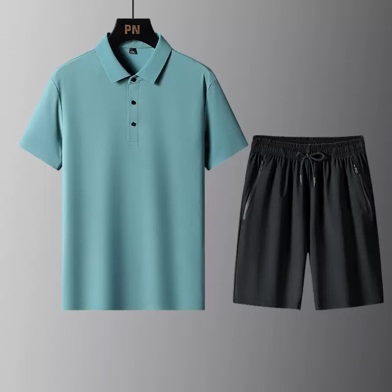 Conjunto de Camiseta Polo de M - Men'S Fashion Color avaliação e preço