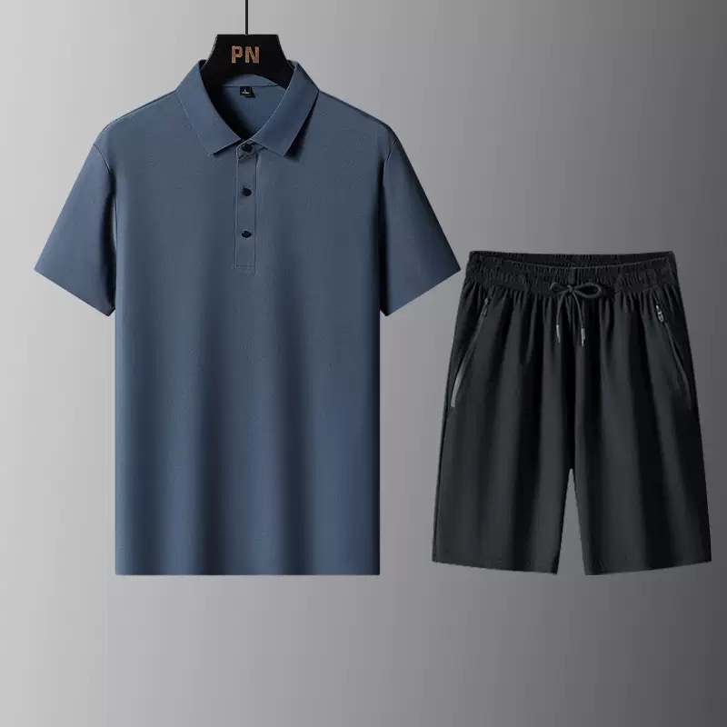 Conjunto de Camiseta Polo de M - Men'S Fashion Color avaliação e preço