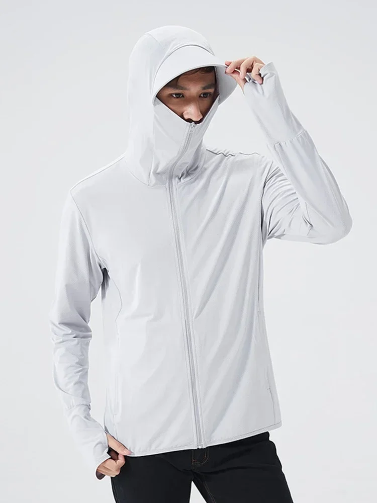Jaqueta de verão com capuz upf - Corduroy Jacket Men avaliação e preço
