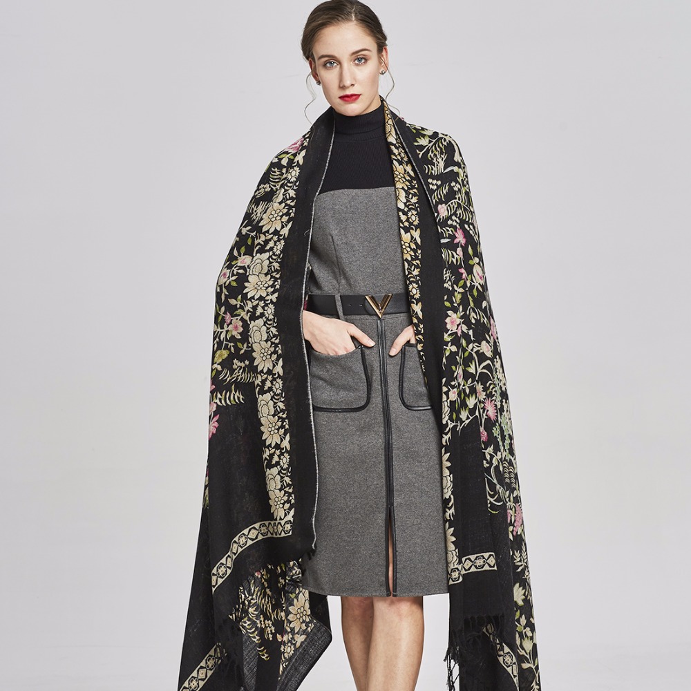 Marca de luxo cachecol feminin - Men Scarf Wool avaliação e preço