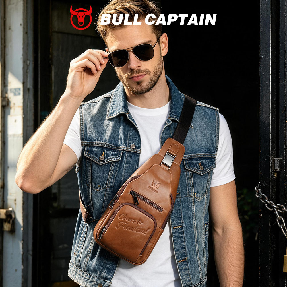 Bolsa de Peito em Couro Genuín - Mens Fashion Blog avaliação e preço