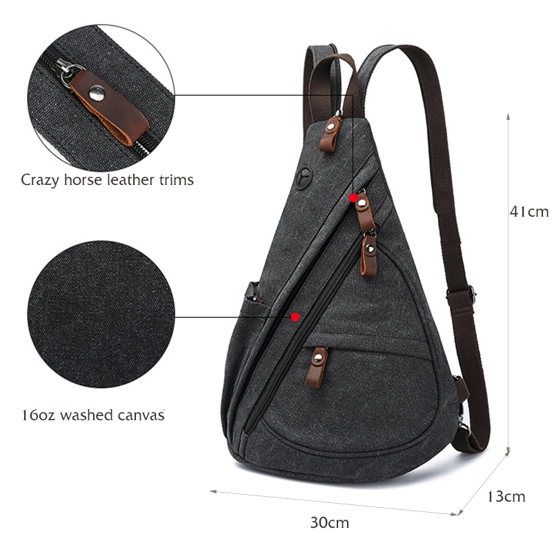 Bolsa de estilingue de lona co - Mens Fashion Blog avaliação e preço