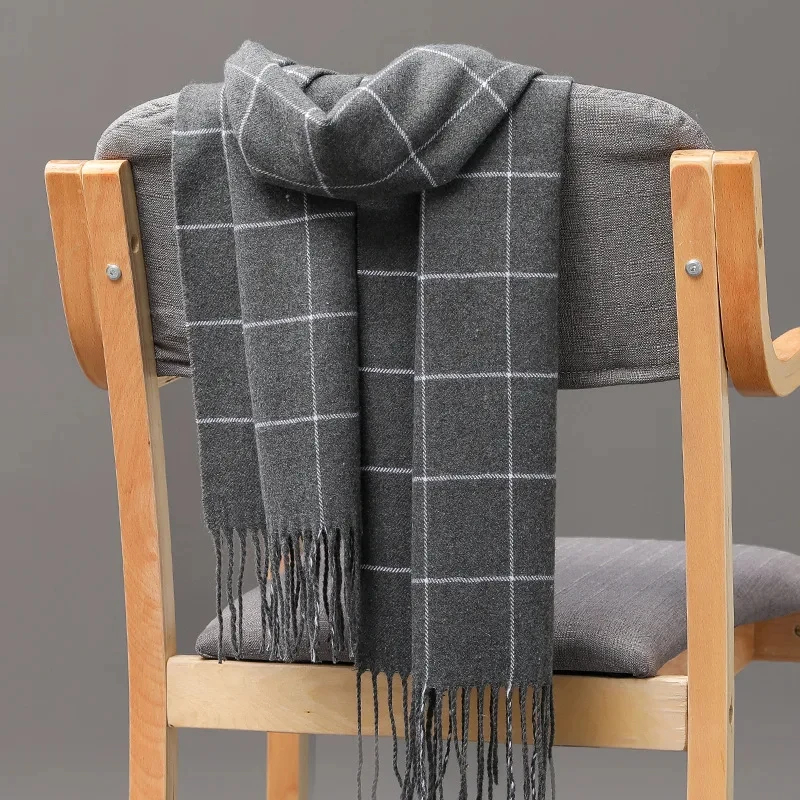 2024 novo inverno cachecol mas - Men Scarf Wool avaliação e preço