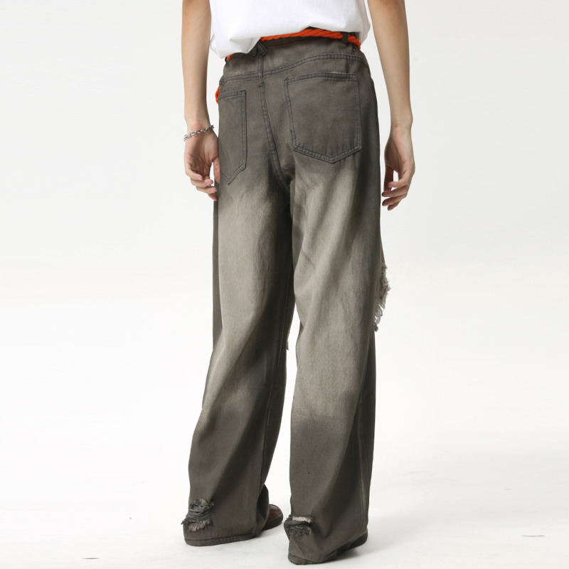 Jeans de perna solta de tubo r - Men'S Fashion Youtube avaliação e preço